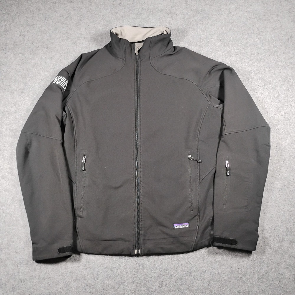 Patagonia Women's Black Adze Softshell Jacket Espolon Tequila Promo Size L